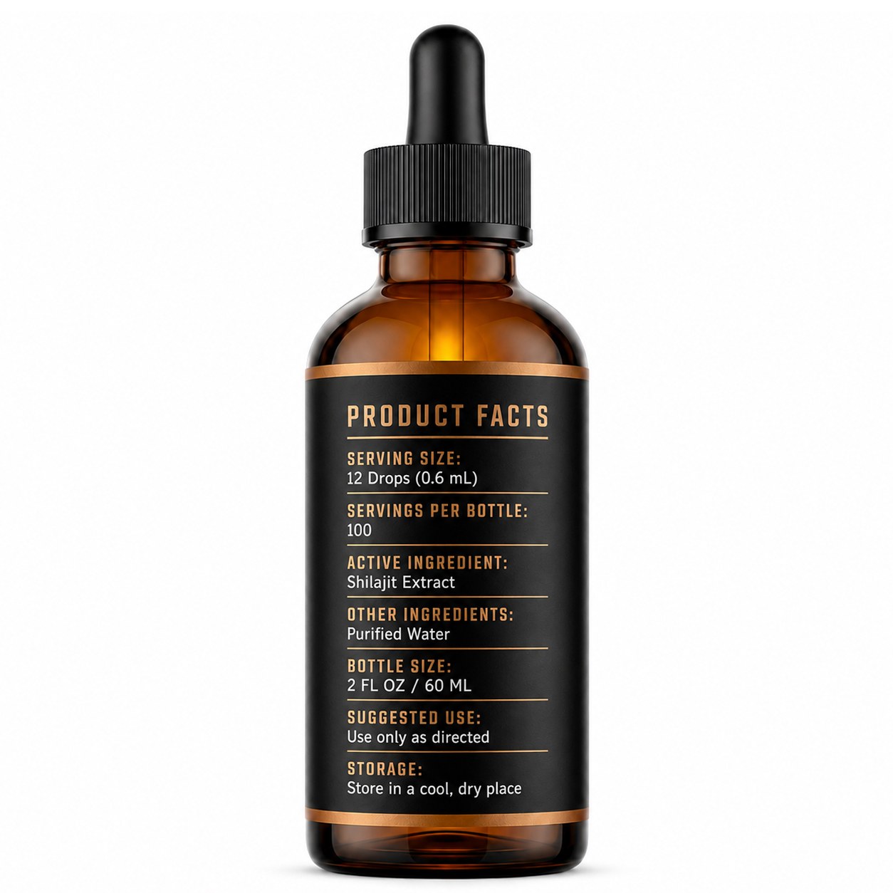 Shilajit Liquid Drops (DJ014), product view 2