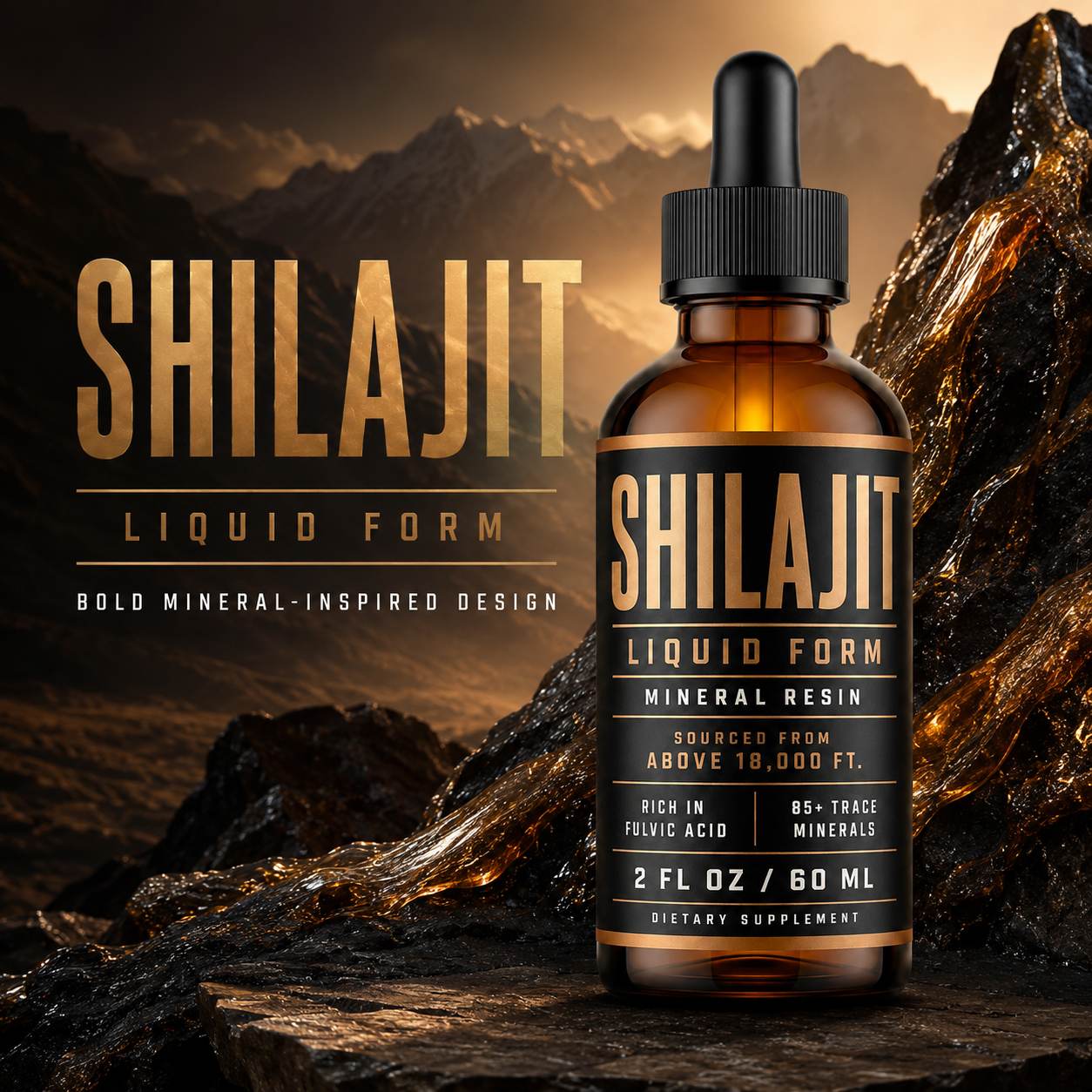 Shilajit Liquid Drops (DJ014), product view 5