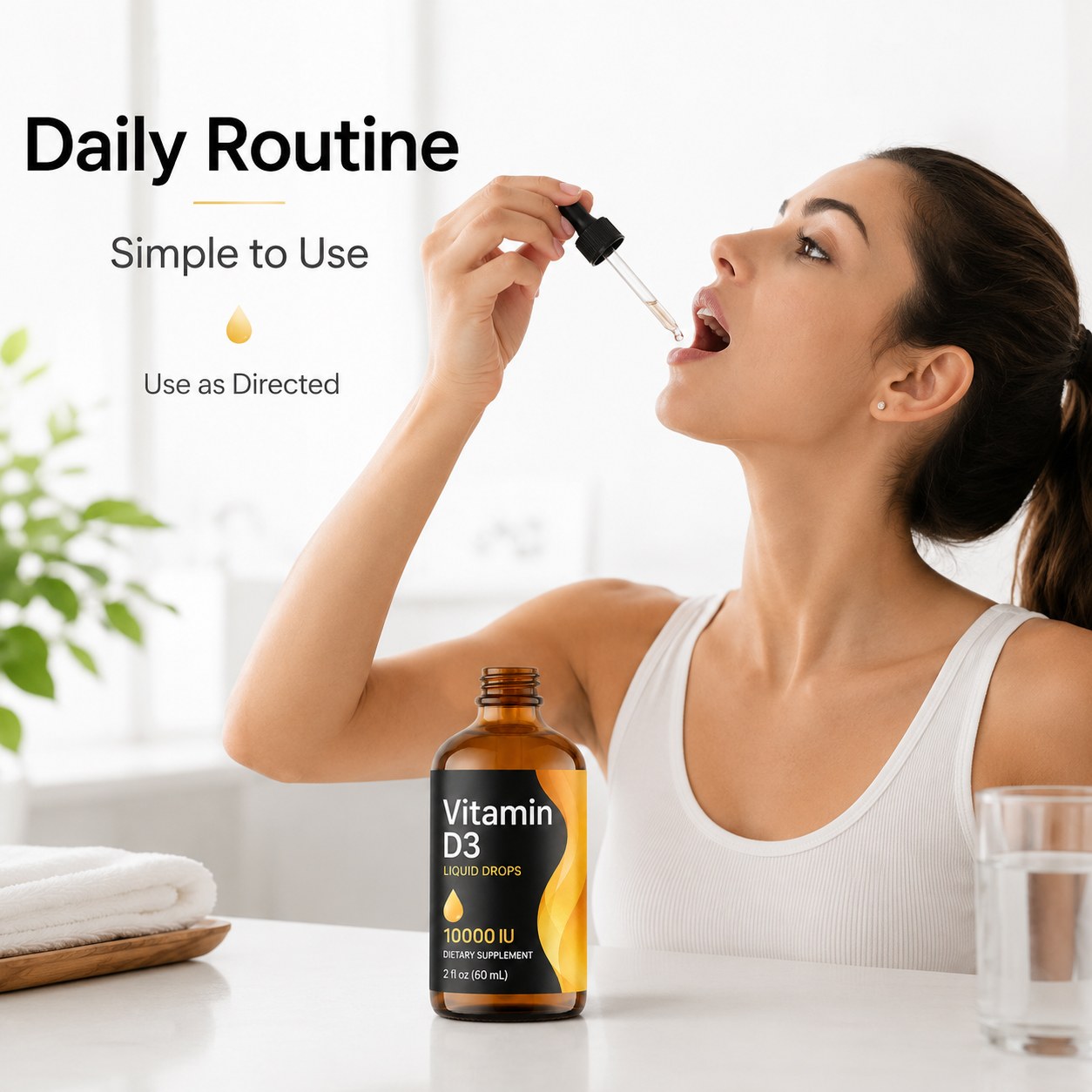 Vitamin D3 Liquid Drops (DJ018), product view 4