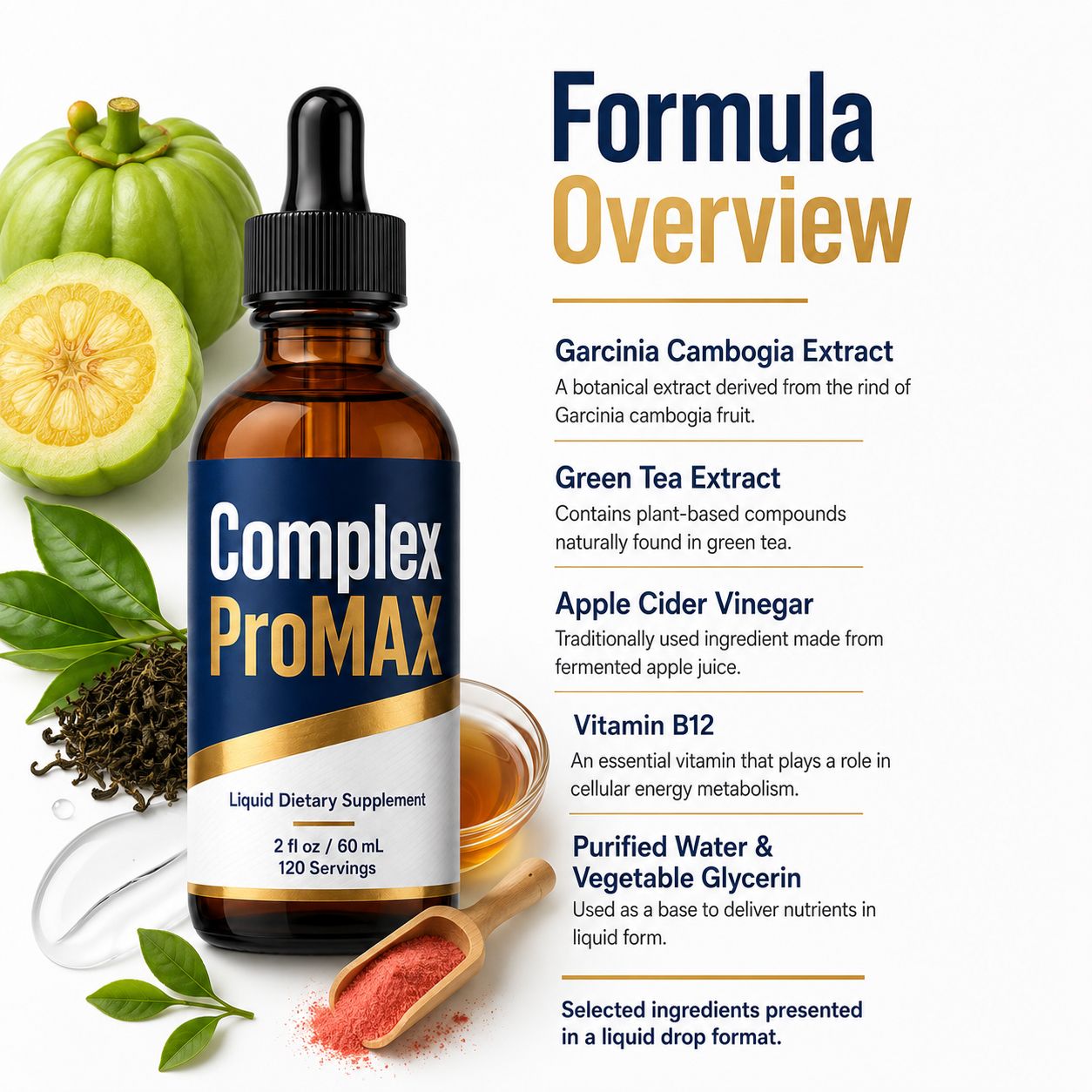 Botanical Liquid Drops (DJ410), product view 3