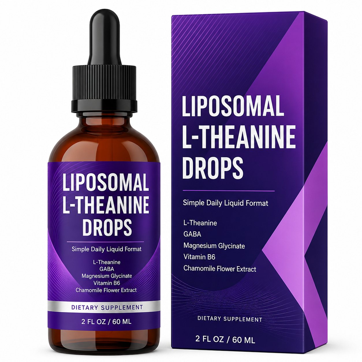 L-Theanine Liquid Drops (DJ559), product view 1