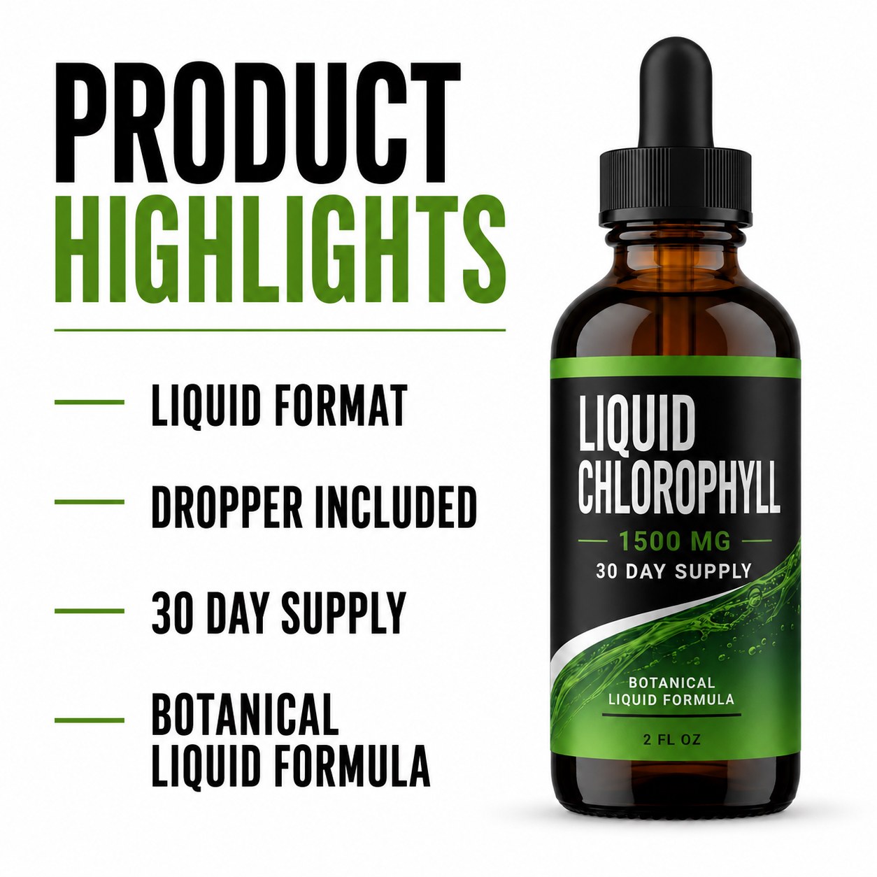 Liquid Chlorophyll Drops (DJ562), product view 6