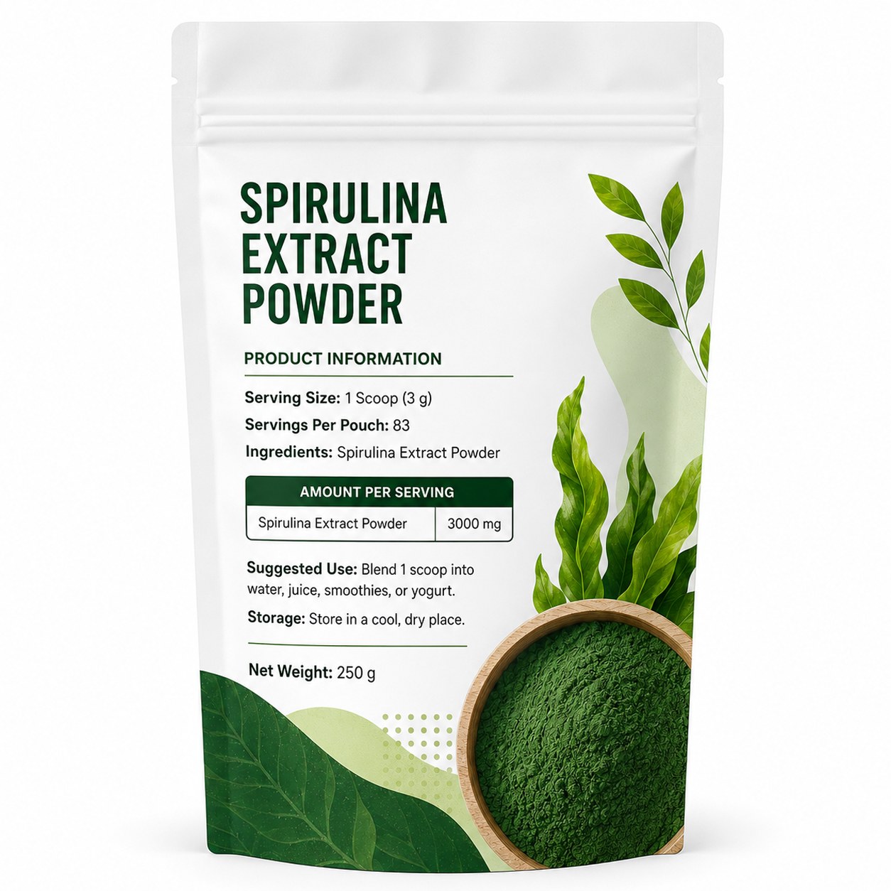Spirulina Powder (GT046), product view 2