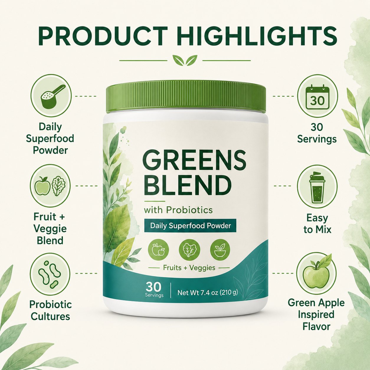 Greens Powder (GT281), product view 6