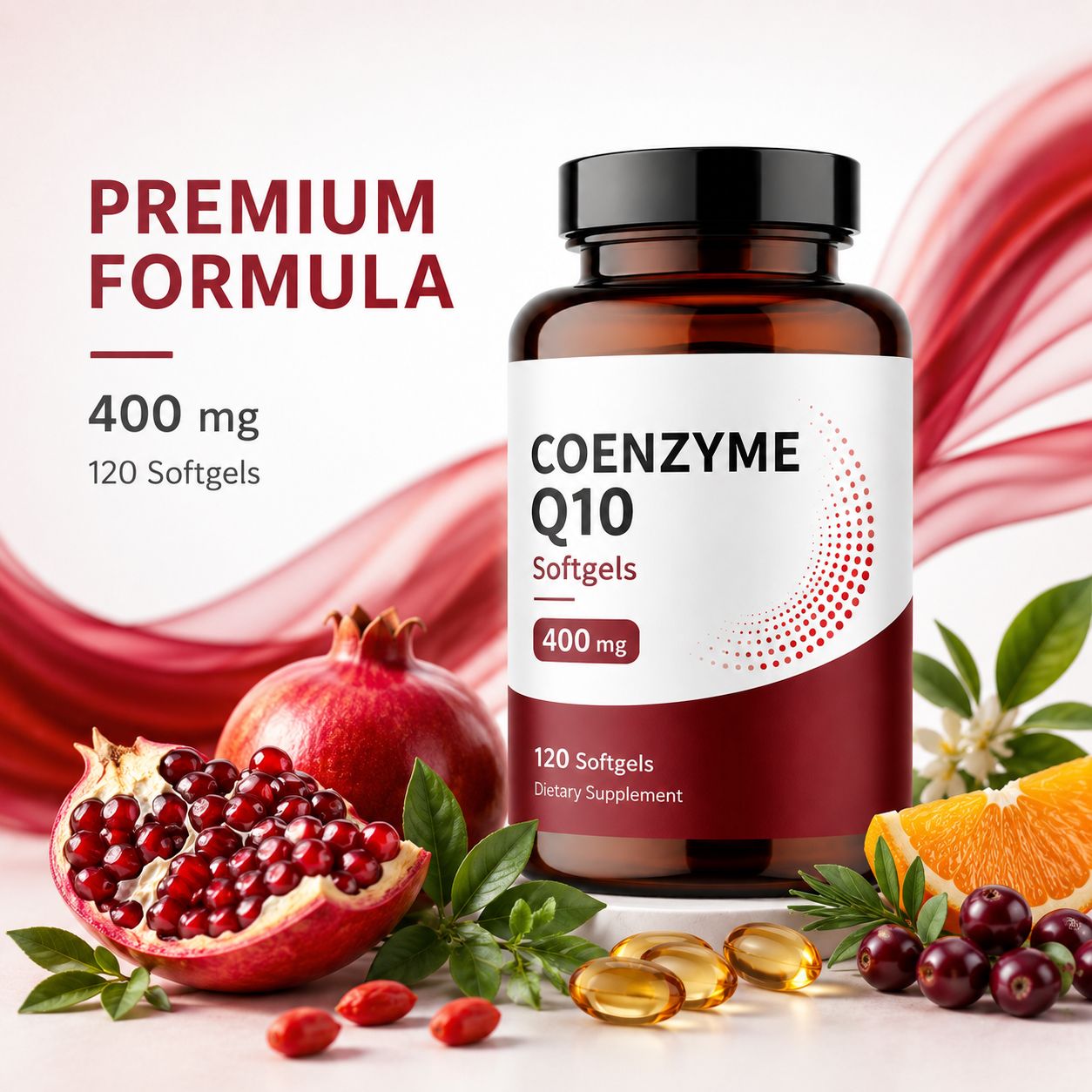 CoQ10 400mg Softgels (RJN022), product view 4