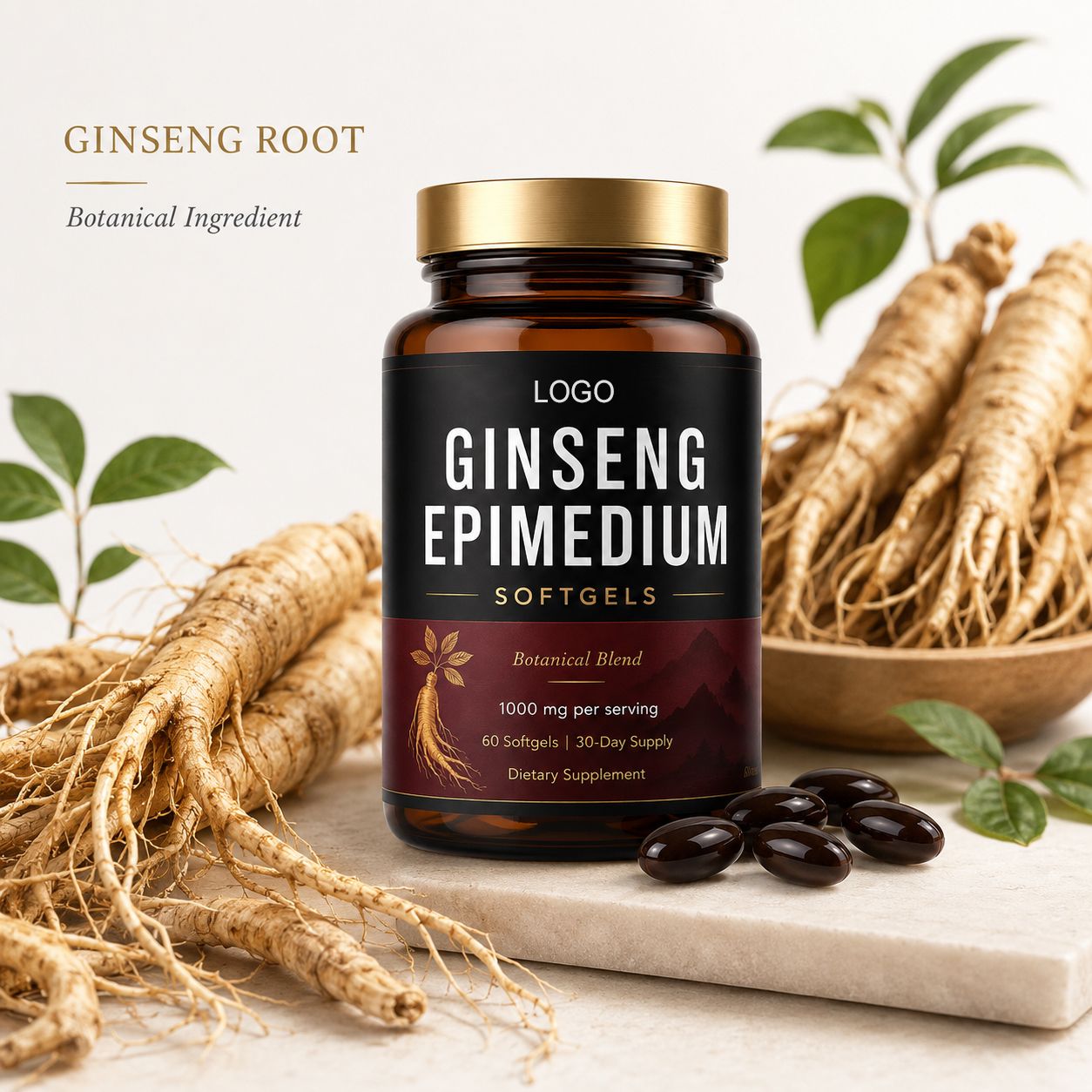 Ginseng Epimedium Softgels (RJN058), product view 4