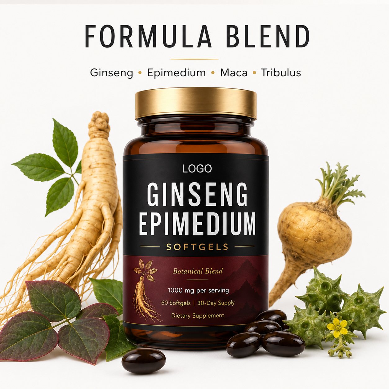 Ginseng Epimedium Softgels (RJN058), product view 5