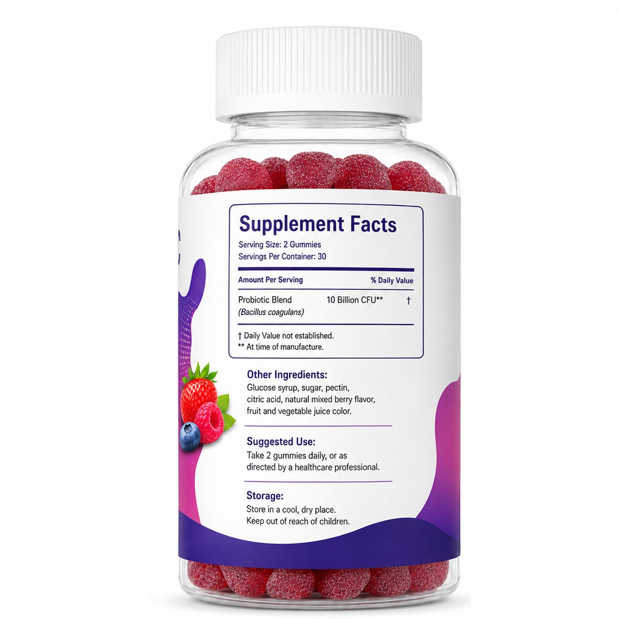 Probiotic Gummies (RT069), product view 2