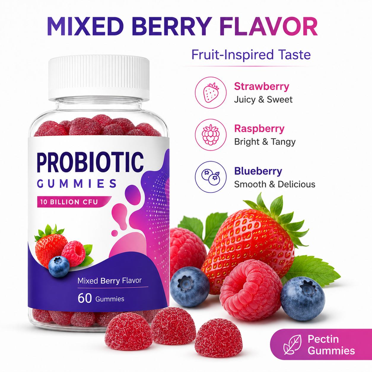 Probiotic Gummies (RT069), product view 3