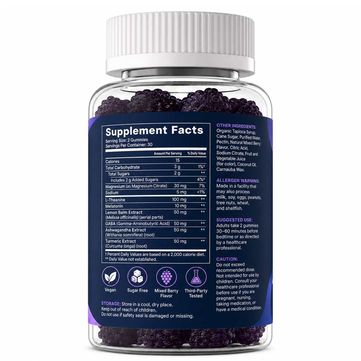 Melatonin Gummies (RT078), product view 2