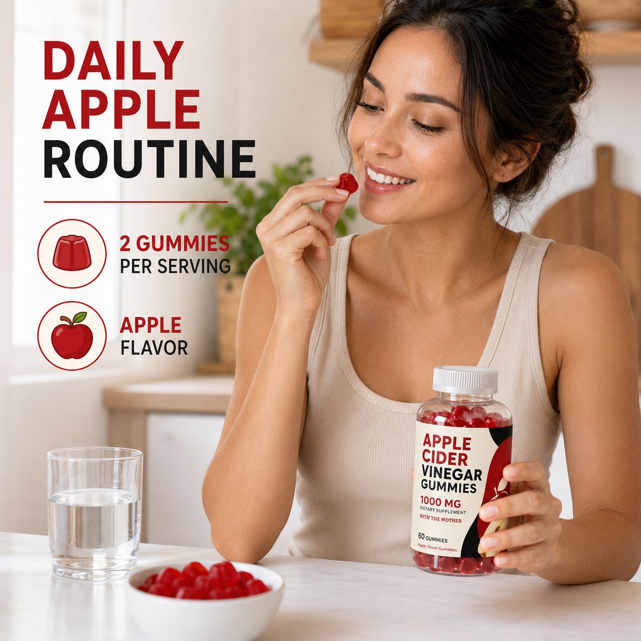 Apple Cider Vinegar Gummies (RT079), product view 4
