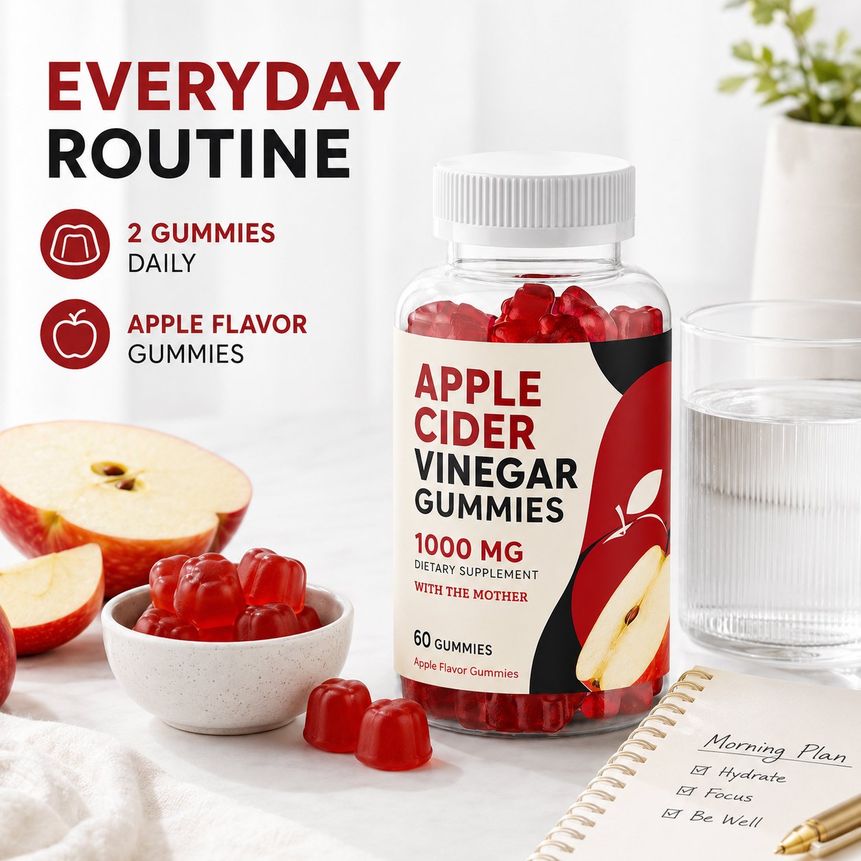 Apple Cider Vinegar Gummies (RT079), product view 5