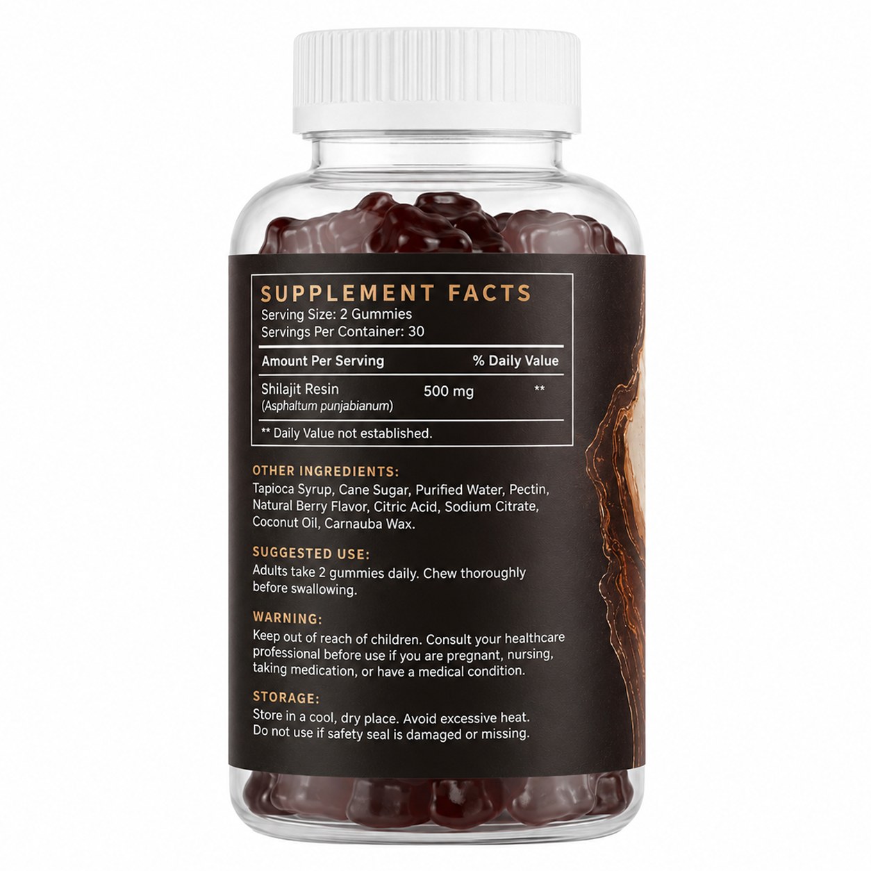 Shilajit Gummies (RT085), product view 2