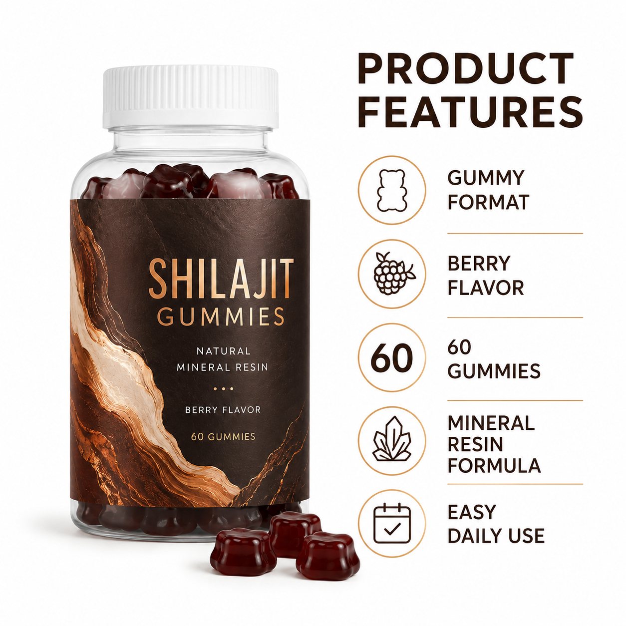 Shilajit Gummies (RT085), product view 6