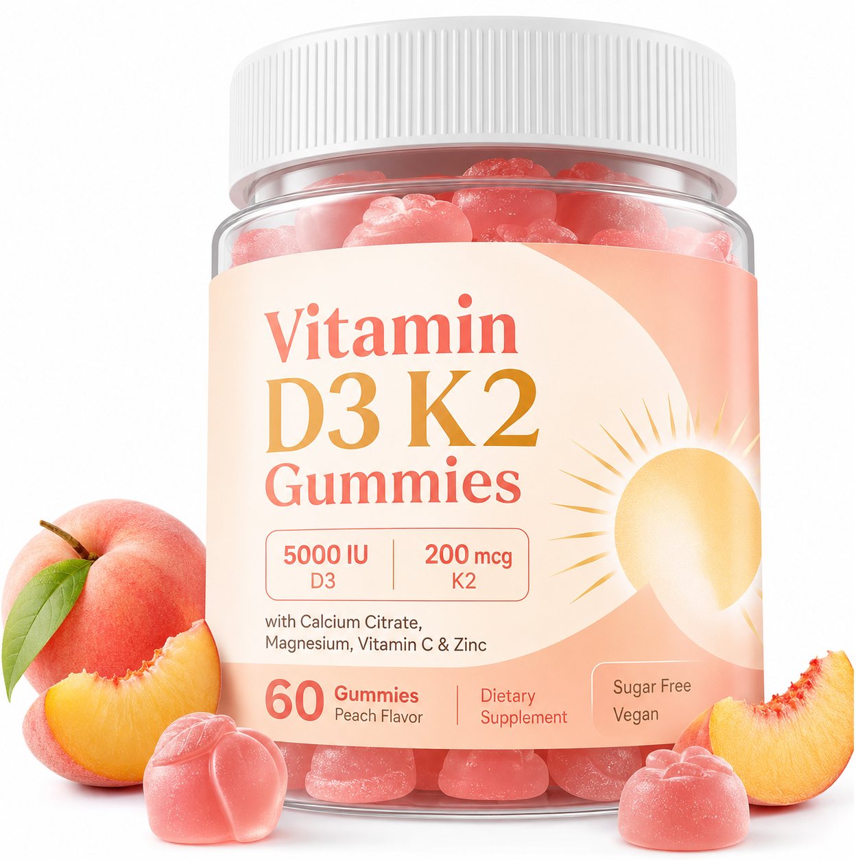 Vitamin D3 K2 Gummies (RT109), product view 1