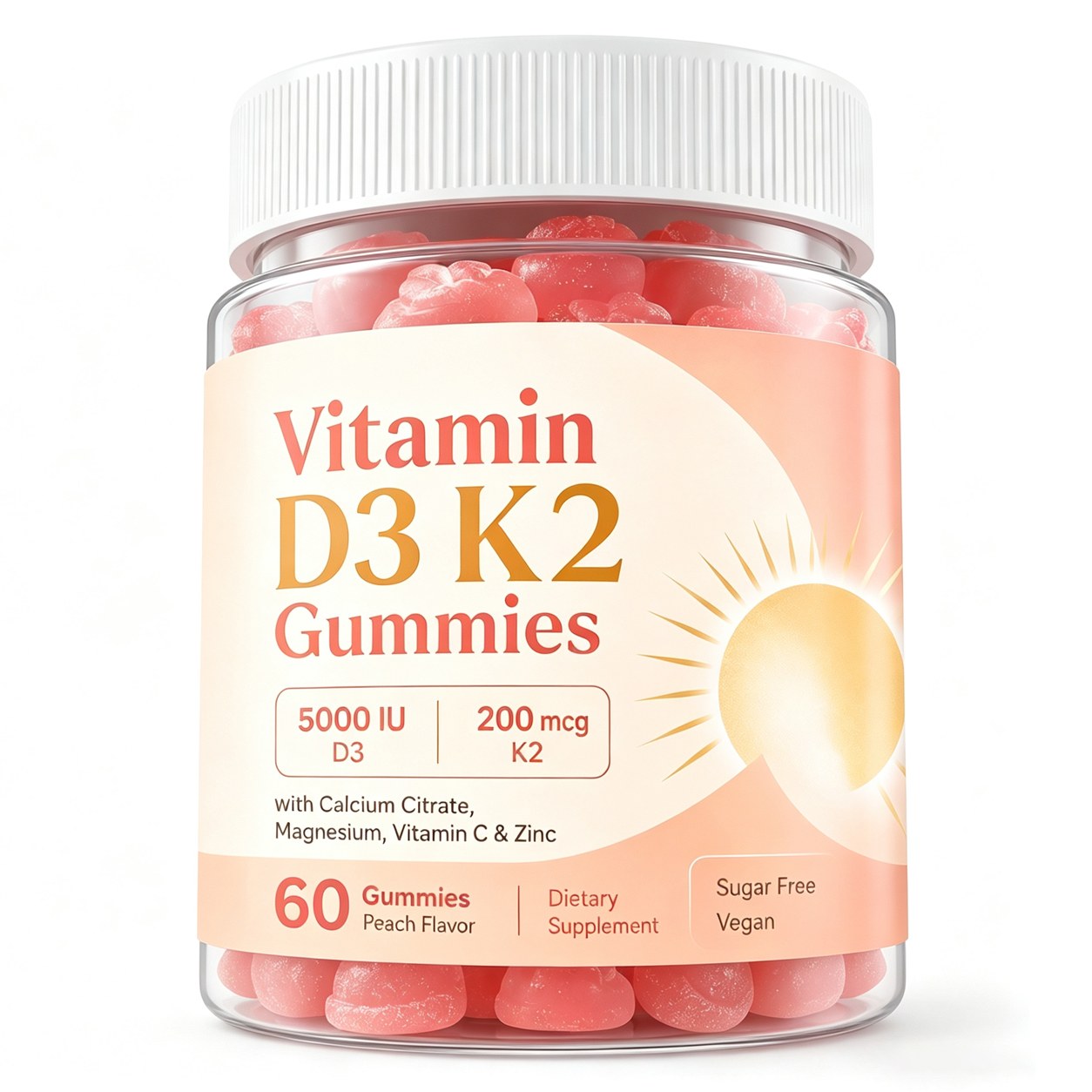 Vitamin D3 K2 Gummies (RT109), product view 7