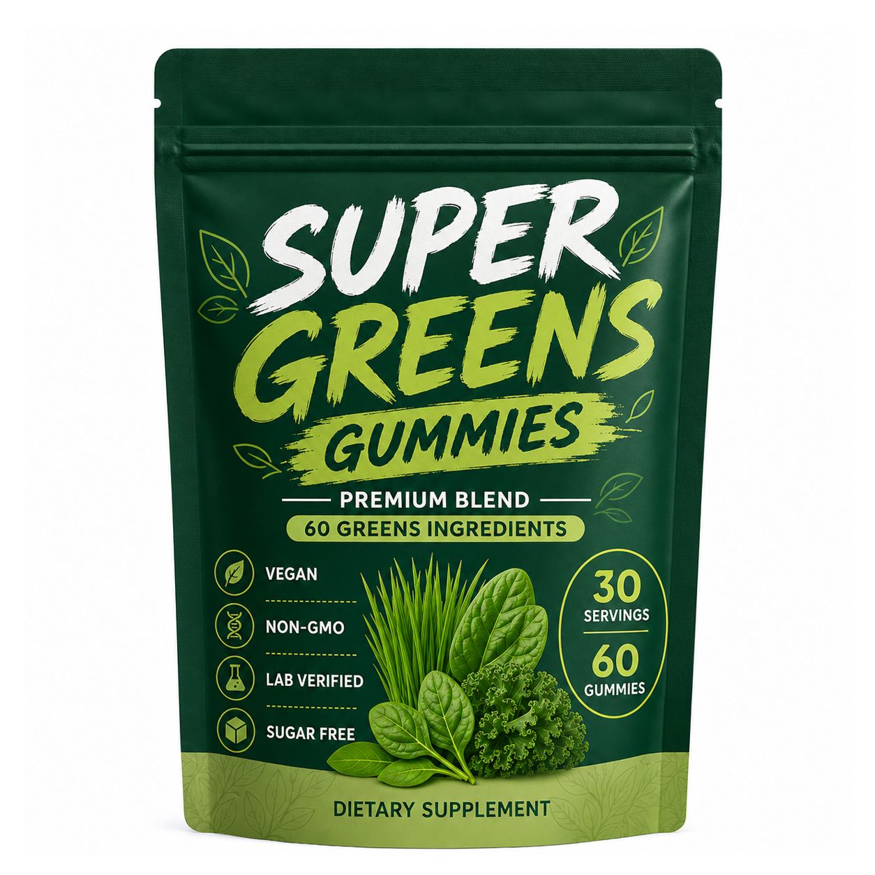 Super Greens Gummies (RT432), product view 1