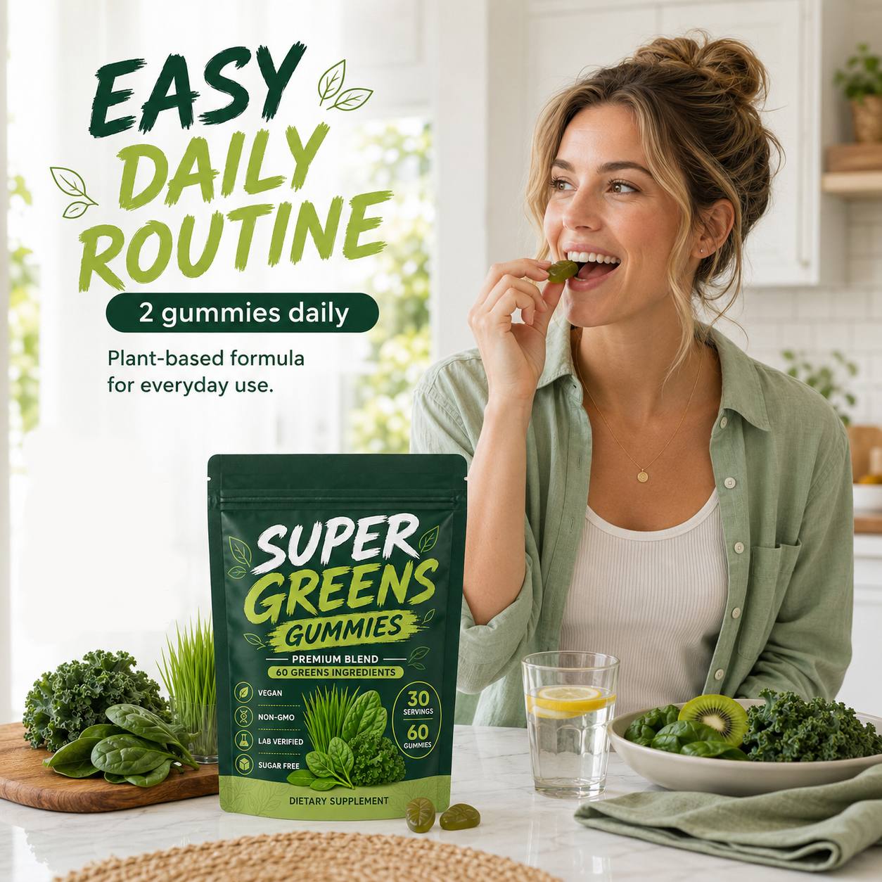 Super Greens Gummies (RT432), product view 8
