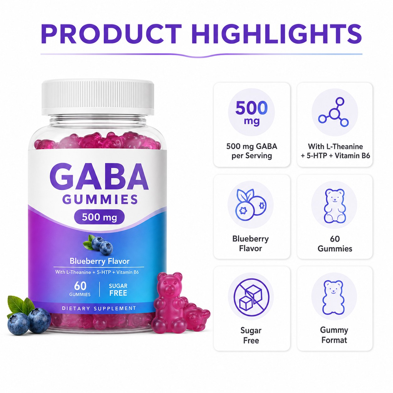 GABA Gummies (RT565), product view 6