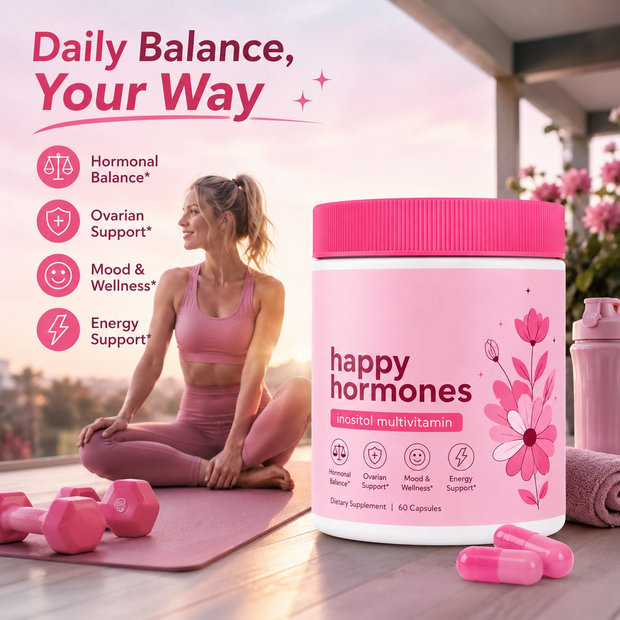 Inositol Supplement for Women (YJN010), product view 4