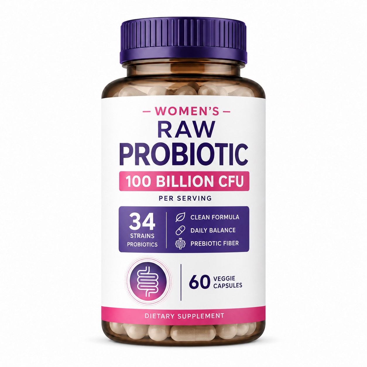 Probiotic for Women 100 Billion CFU (YJN029), product view 1
