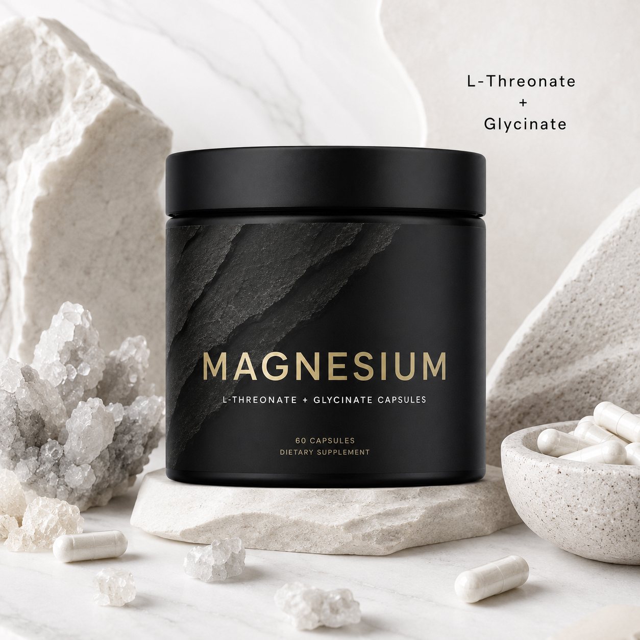Magnesium L-Threonate + Glycinate Capsules (YJN403), product view 5