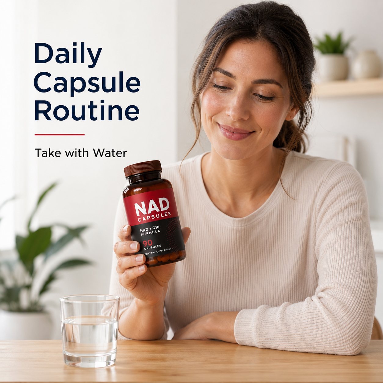 NAD+ Capsules with CoQ10 & B Vitamins (YJN423), product view 4