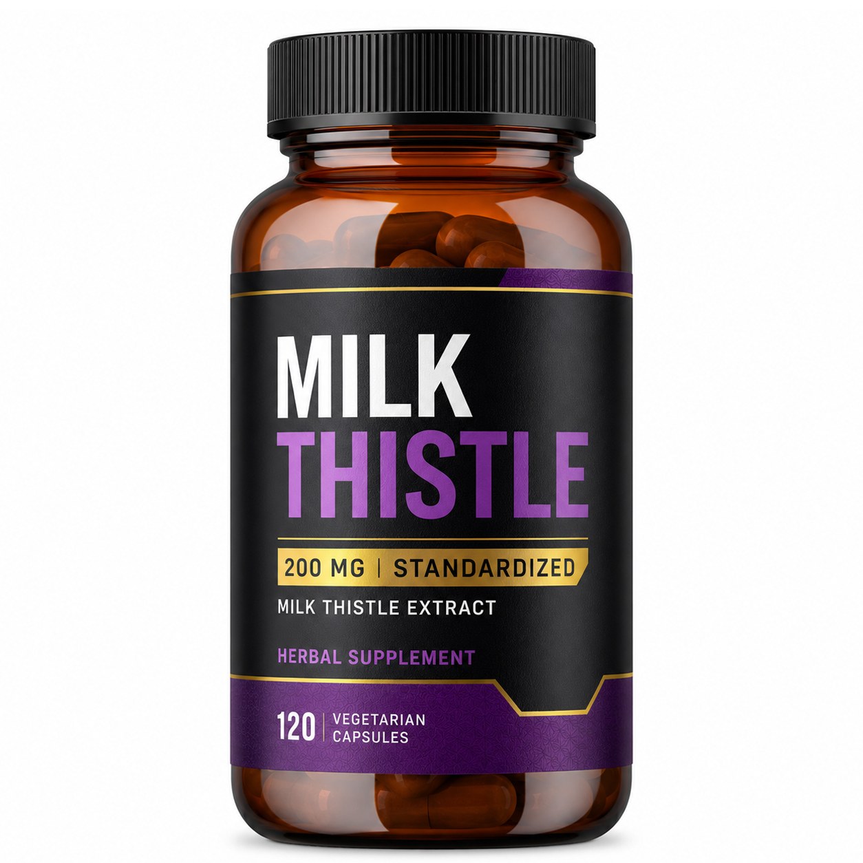 Milk Thistle Capsules 200 mg (YJN427), product view 1