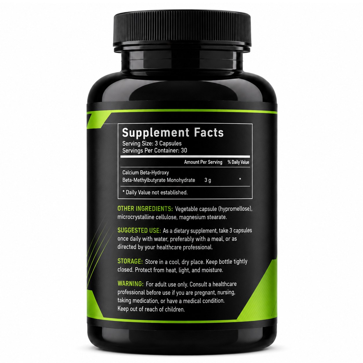 HMB Capsules 3000 mg (YJN433), product view 2