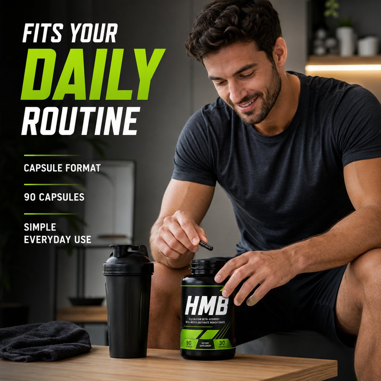HMB Capsules 3000 mg (YJN433), product view 4