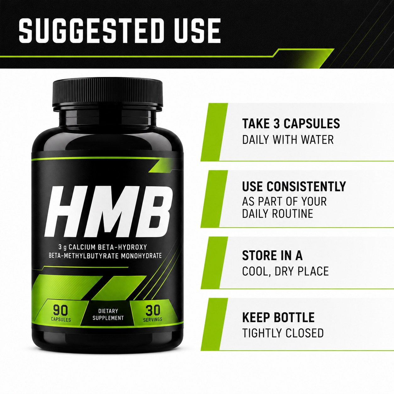 HMB Capsules 3000 mg (YJN433), product view 6