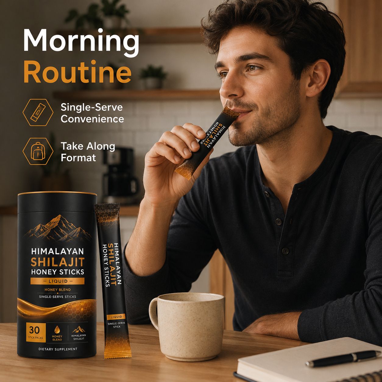 Himalayan Shilajit Honey Sticks (YL013), product view 6