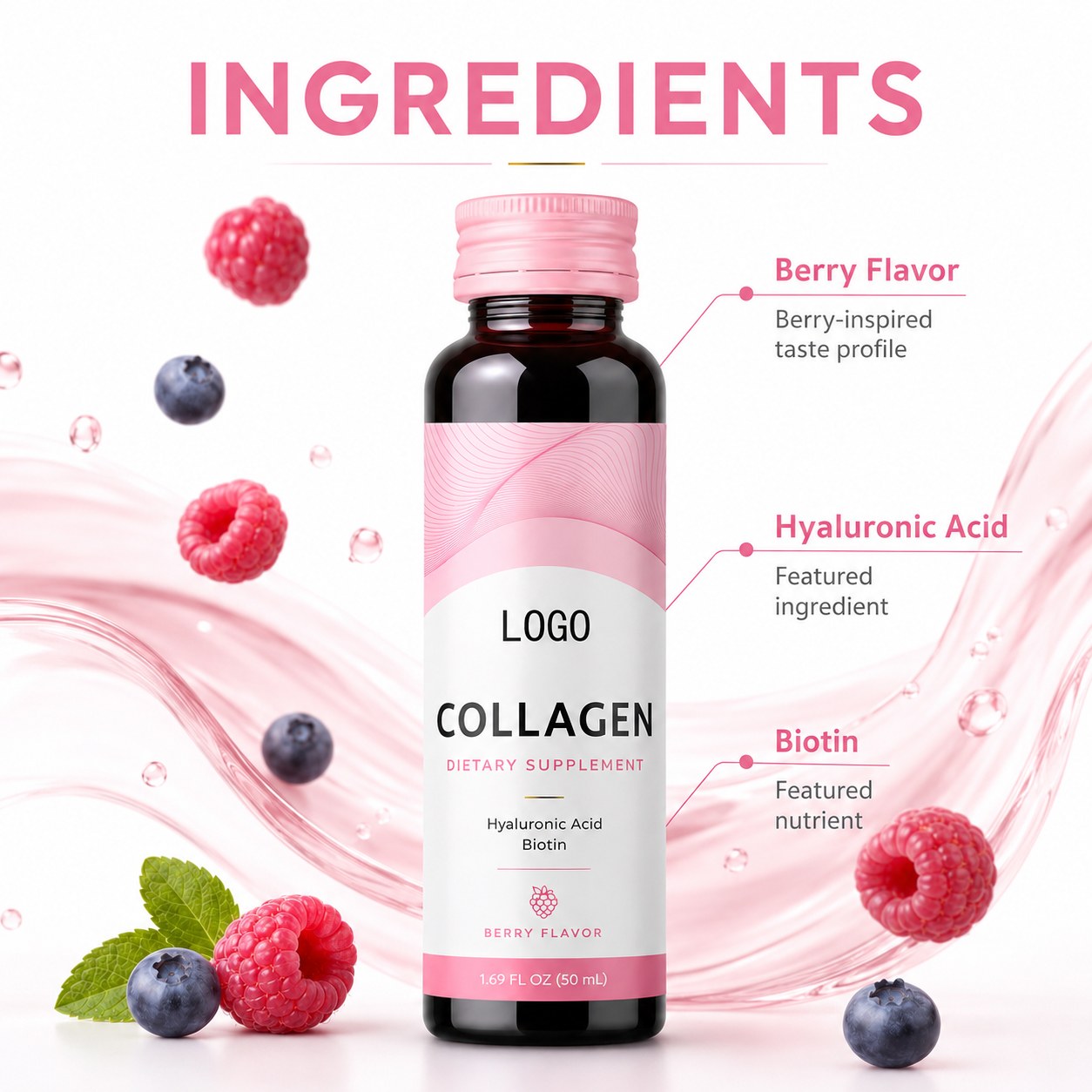 Collagen Drink 50 mL (YL252), product view 3