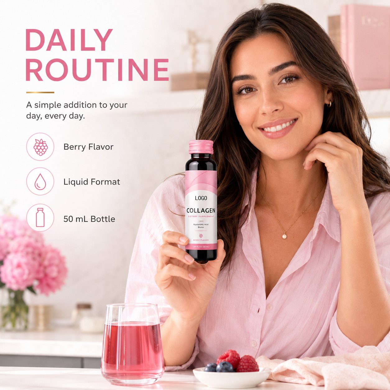 Collagen Drink 50 mL (YL252), product view 4