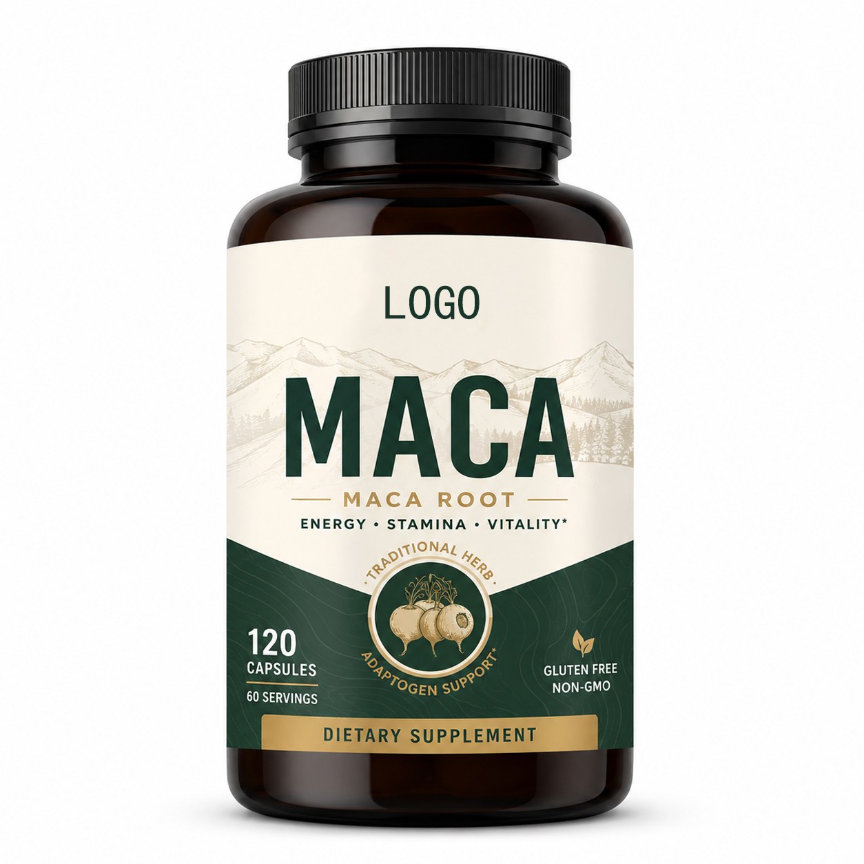 Maca Root Capsules (YP259), product view 1