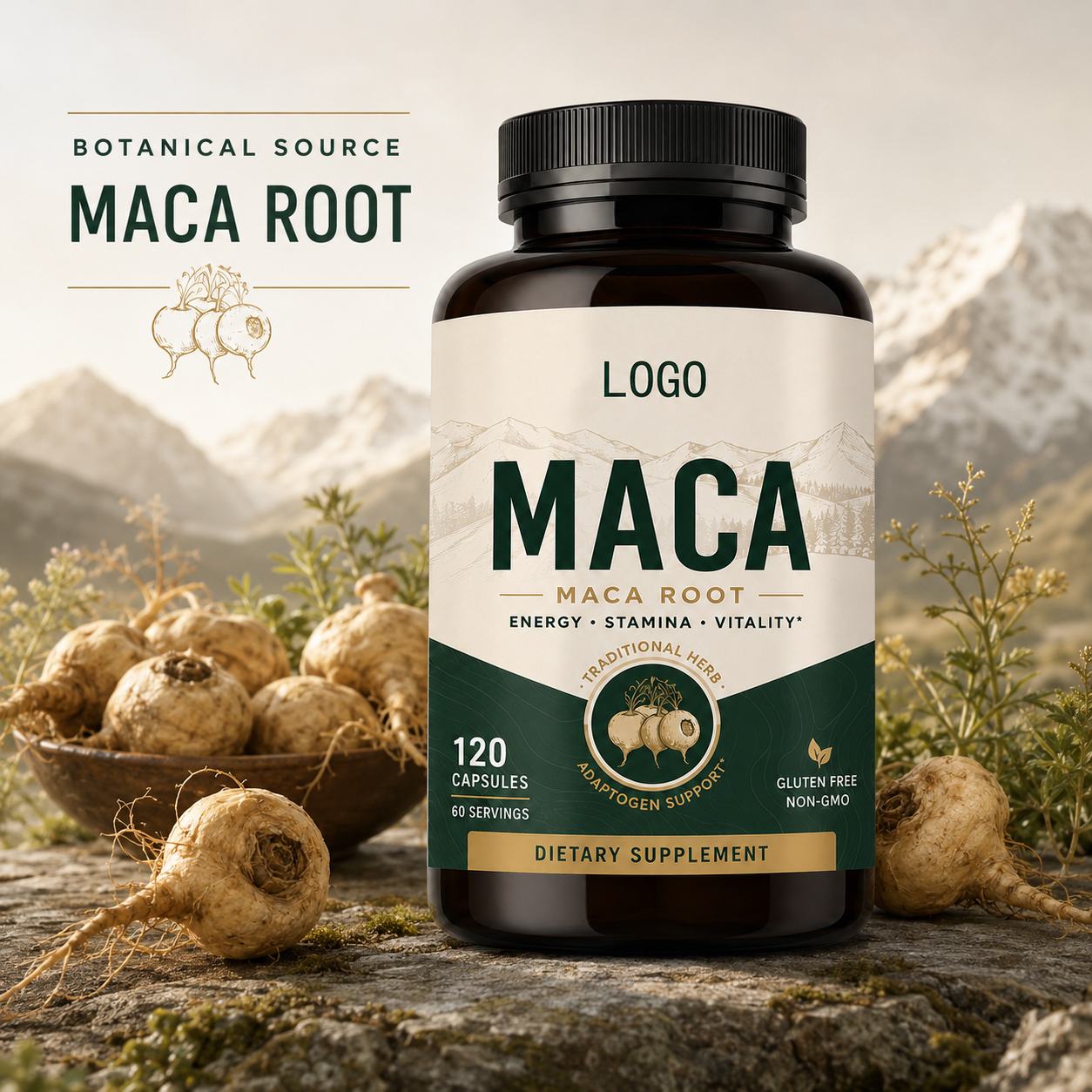 Maca Root Capsules (YP259), product view 5