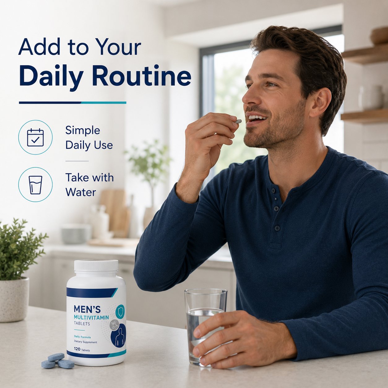 Men’s Multivitamin Tablets (YP268), product view 4