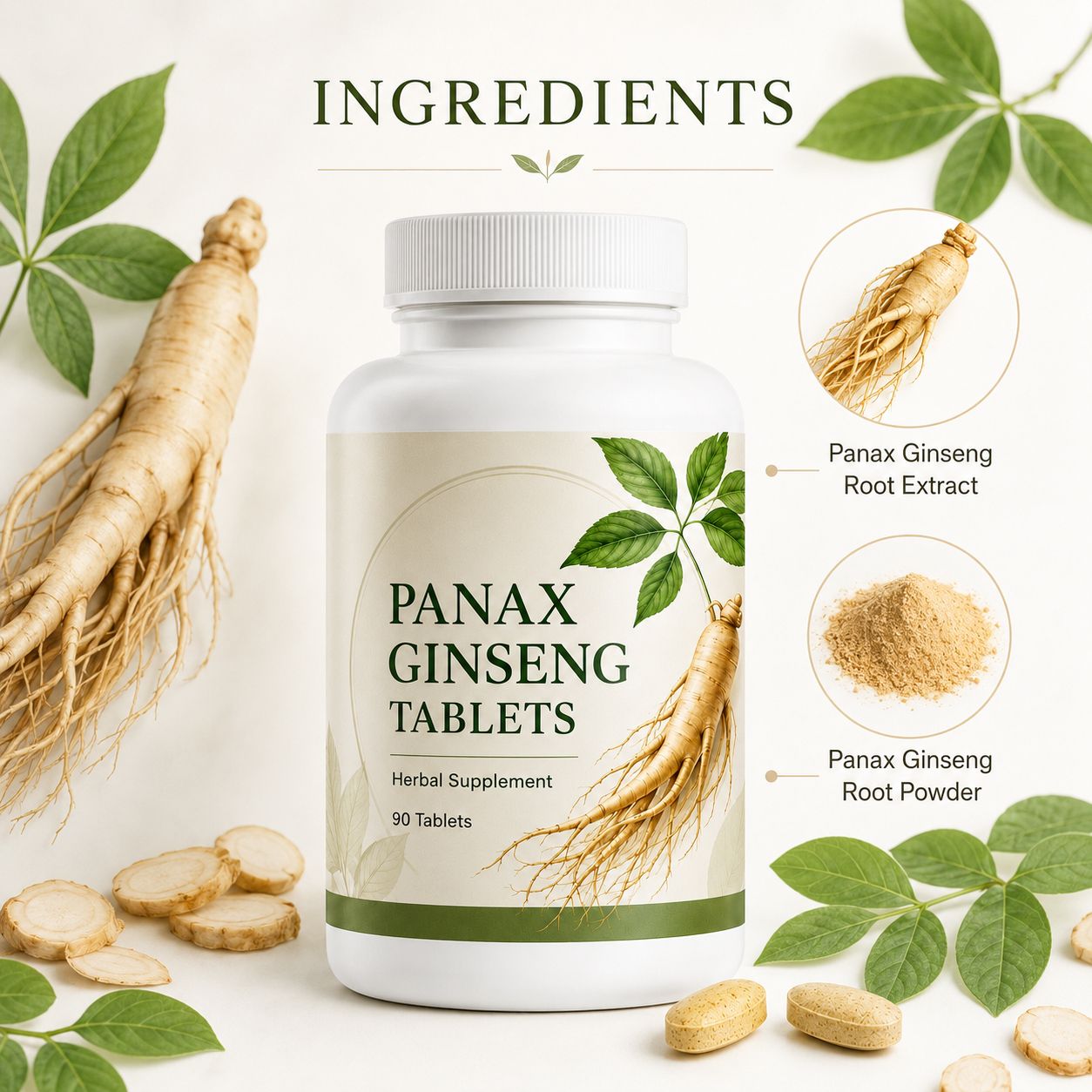 Panax Ginseng Tablets (YP272), product view 3