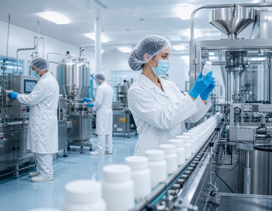 Dietary supplement manufacturing facility