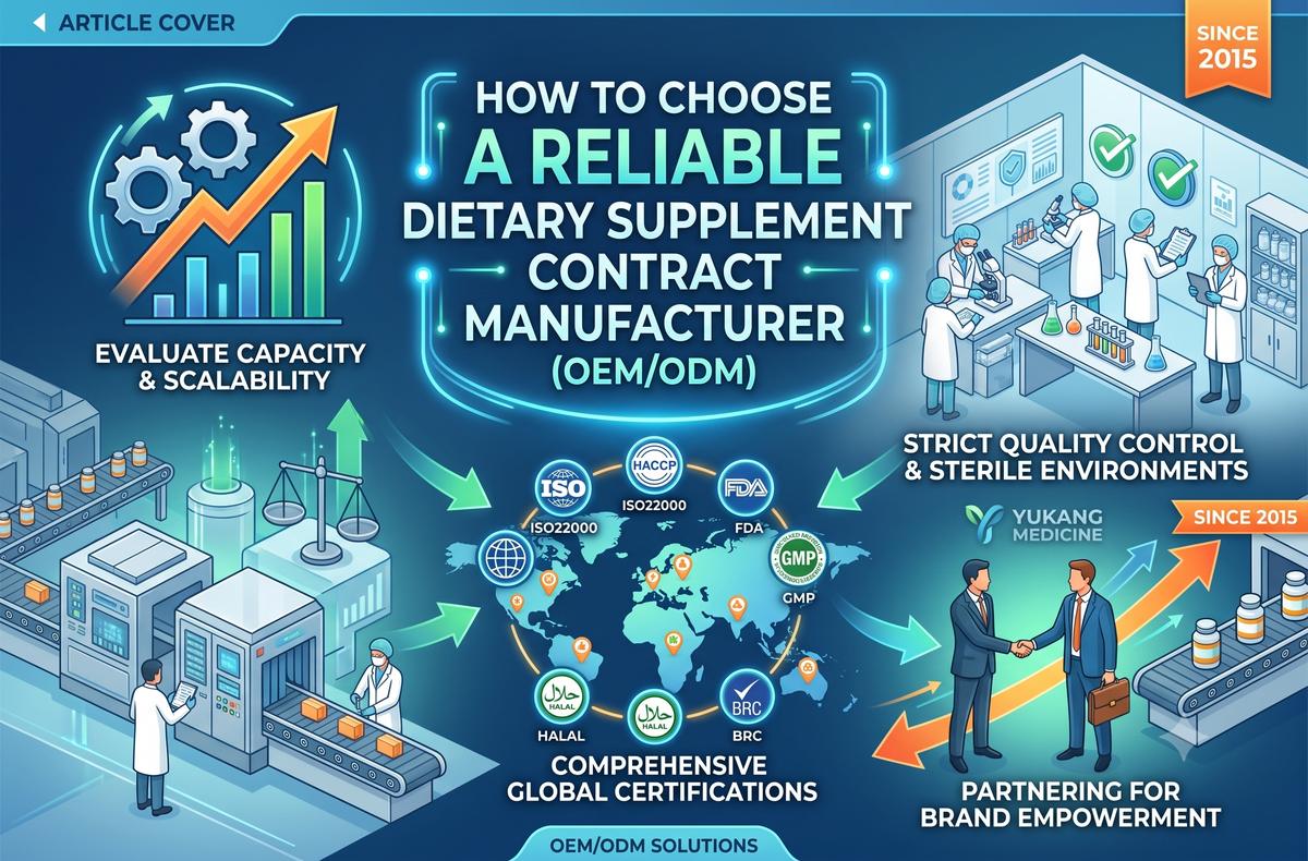 how to choose a reliable dietary supplement contract manufacturer oemodm