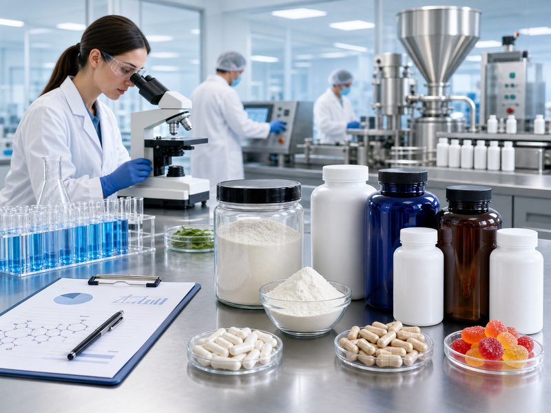 Private label supplement manufacturing
