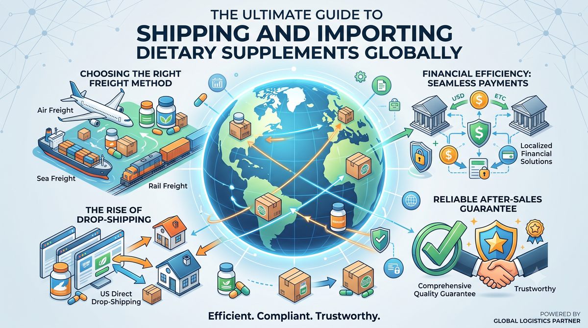 the ultimate guide to shipping and importing dietary supplements globally