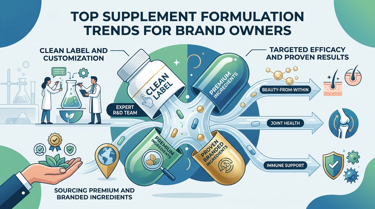 top dietary supplement formulation trends for brand owners